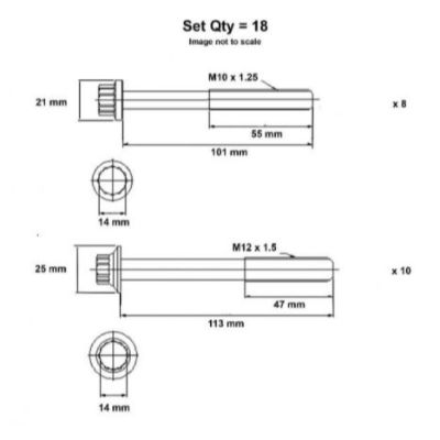 Head Bolt Set Head Bolt Set
