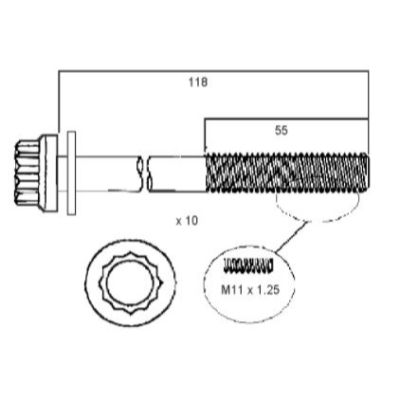 Head Bolt Set