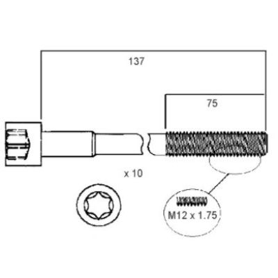 Head Bolt Set Head Bolt Set