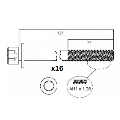 Head Bolt Set Head Bolt Set