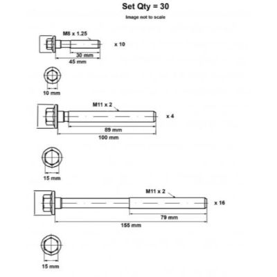 Head Bolt Set Head Bolt Set