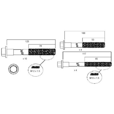 Head Bolt Set Head Bolt Set