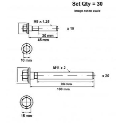 Head Bolt Set Head Bolt Set