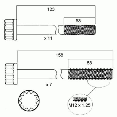 Head Bolt Set Head Bolt Set