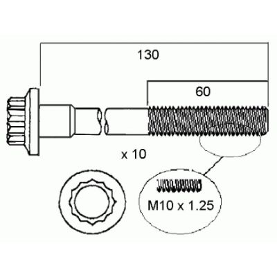 Head Bolt Set Head Bolt Set