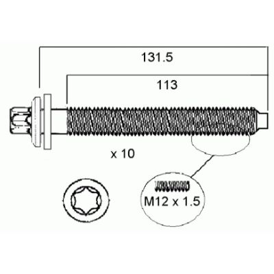 Head Bolt Set Head Bolt Set