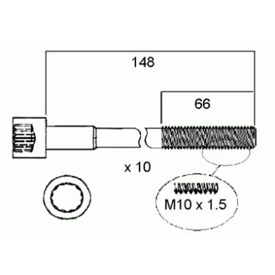 Head Bolt Set
