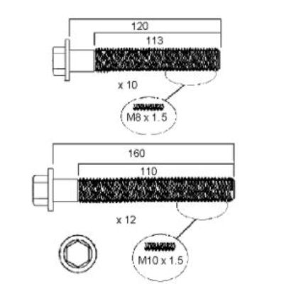 Head Bolt Set Head Bolt Set