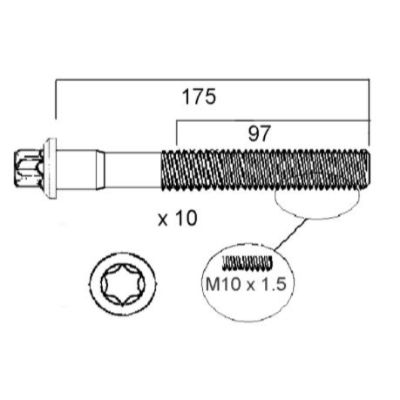 Head Bolt Set Head Bolt Set